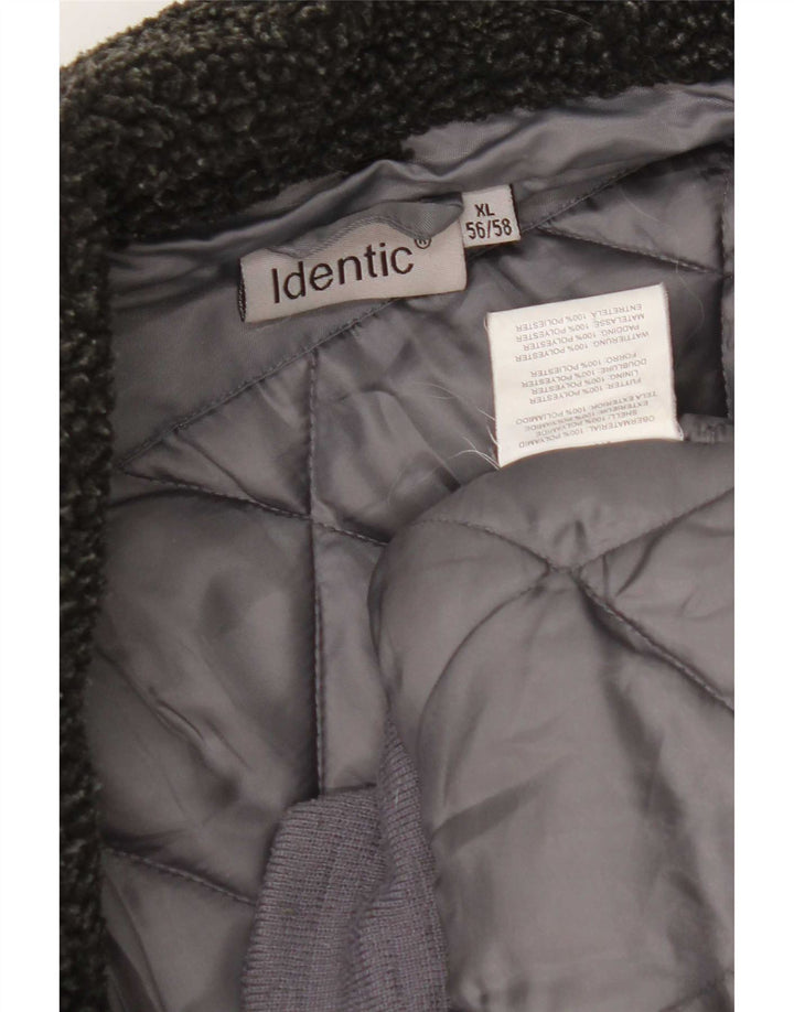 Chaqueta acolchada idéntica para hombre IT 56/58 XL Nylon gris color block
