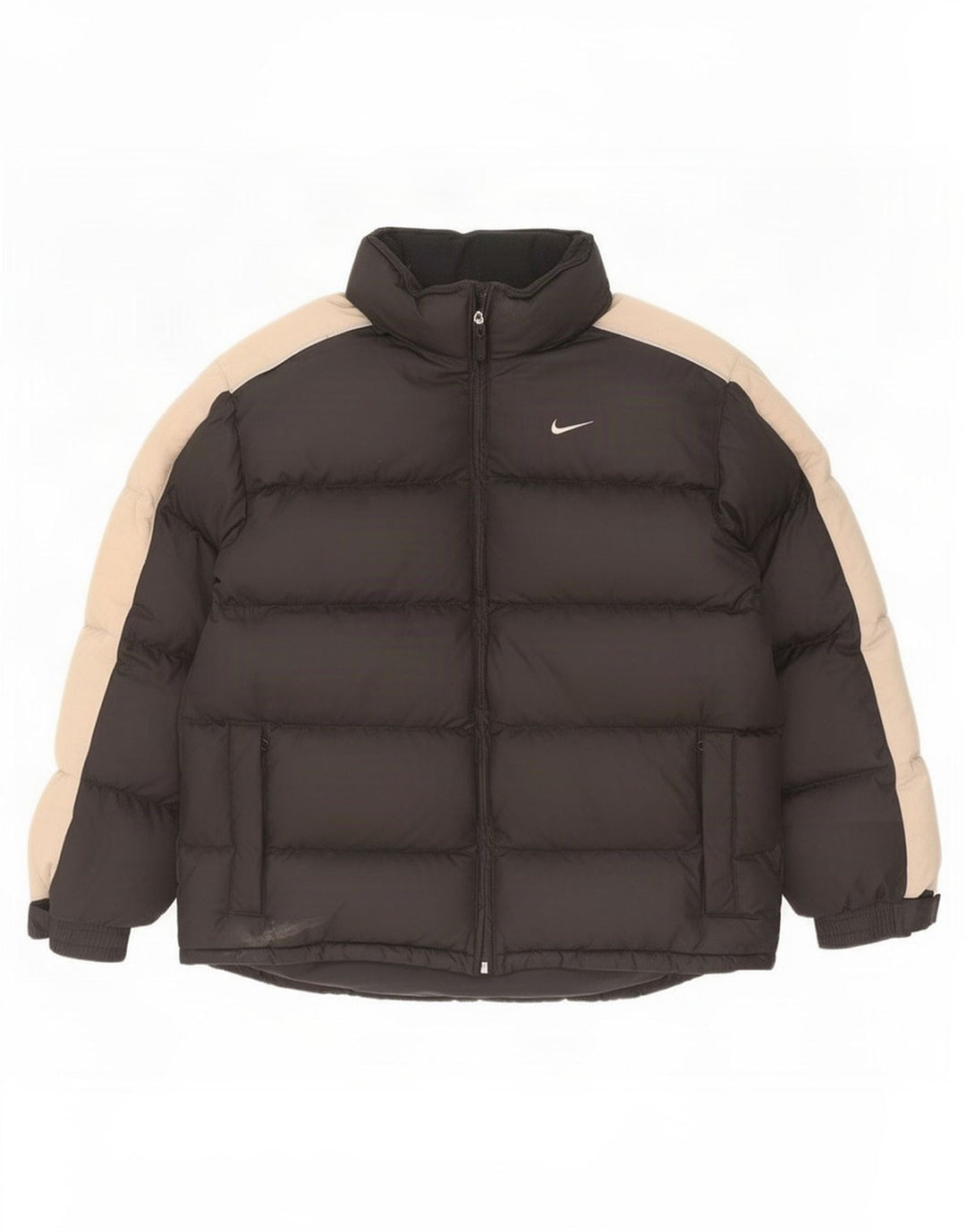Nike Chaqueta acolchada para niño 13-14 años XL Negro Colorblock Poliéster