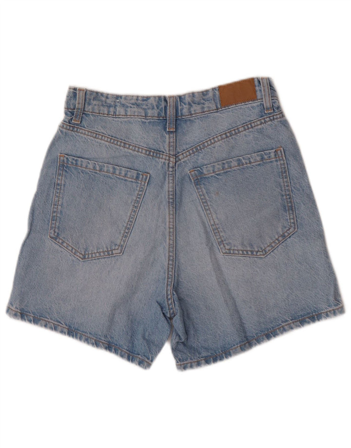 ZARA Shorts Vaqueros Mujer EU 36 XS W26 Azul