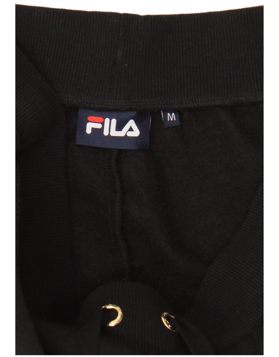 Fila Mujer Graphic Chándal Pantalones Joggers UK 12 Medium Negro