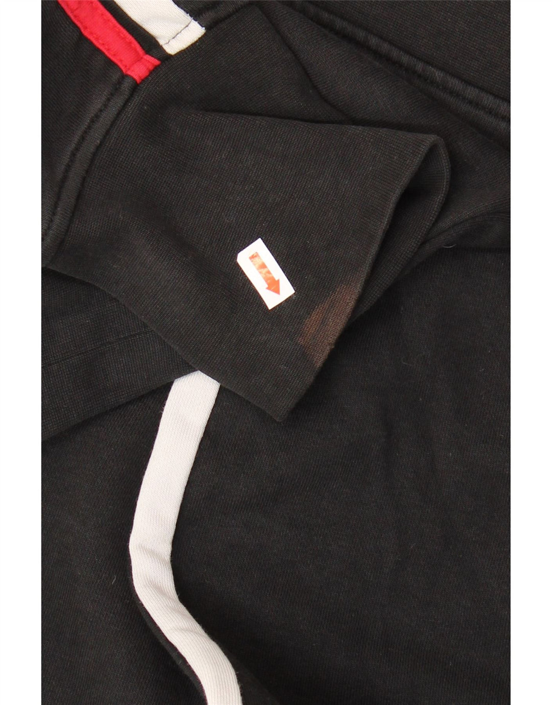 FILA Jersey con capucha y gráfico corto para mujer UK 40 XL Algodón con bloques de color negro