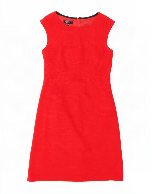 Laura Ashley Vestido tubo sin mangas para mujer UK 42 Acrílico rojo mediano