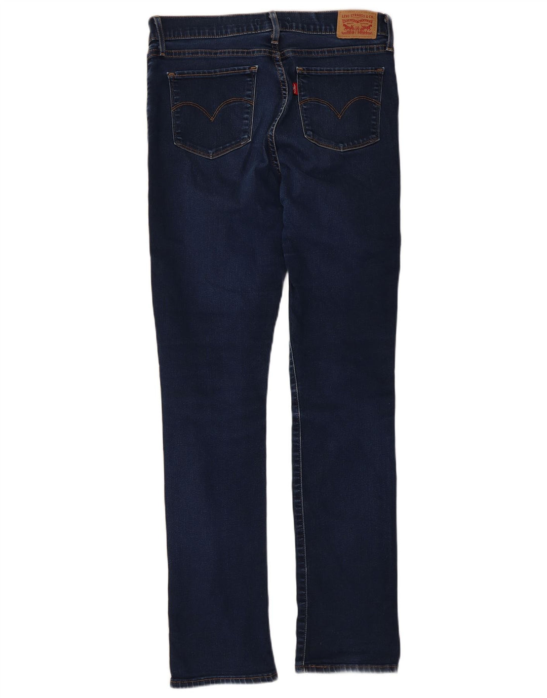 Levi's Mujer 314 Shaping Straight Jeans W31 L32 Algodón Azul