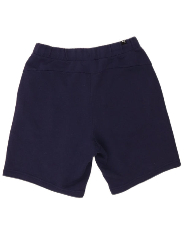 Puma Mens Graphic Sport Shorts Pequeño Azul Marino