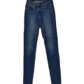 LEVI'S Womens Skinny Jeans W24 L30 Navy Blue Cotton | Vintage Levi's | Thrift | Second-Hand Levi's | Used Clothing | Messina Hembry 