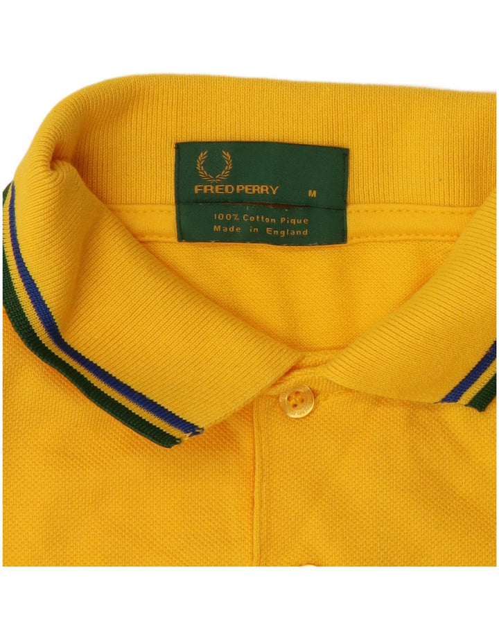 FRED PERRY Polo Hombre Algodón Amarillo Medio