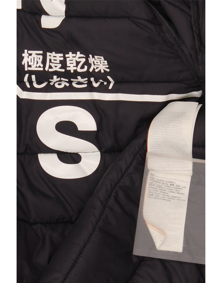 Superdry Chaqueta acolchada para hombre UK 36 Small Nylon azul marino