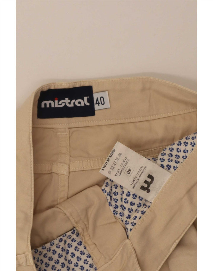 Minifalda Mistral para mujer IT 40 Small W32 Algodón beige