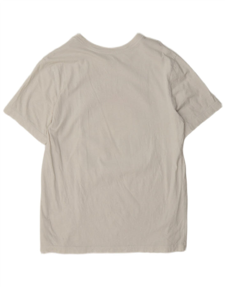 Nike Camiseta gráfica para hombre Top mediano de algodón blanco
