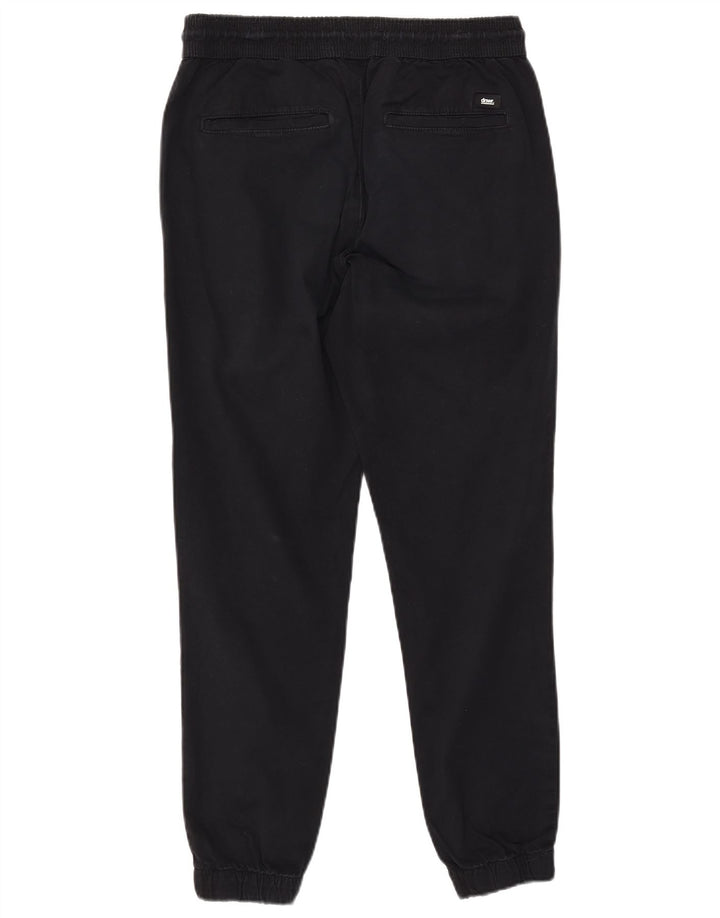 ZARA Hombre Joggers Pantalones Casuales Medianos W32 L28 Negro
