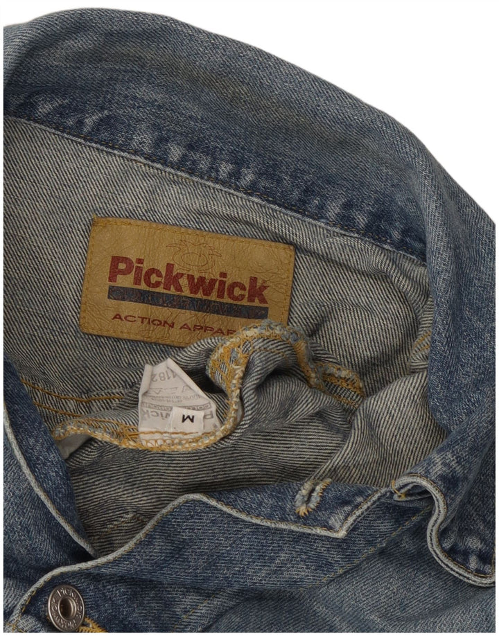 Pickwick Chaqueta vaquera para hombre UK 38 Algodón azul medio
