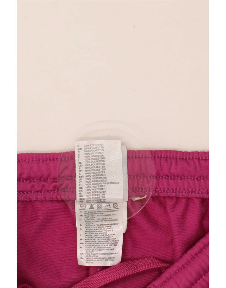 Adidas - Pantalones de chándal para mujer, talla 40, poliéster, color rosa medio