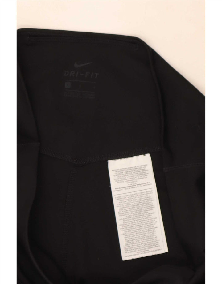 Nike Dri Fit Graphic Leggings para mujer, talla 40, poliéster negro grande
