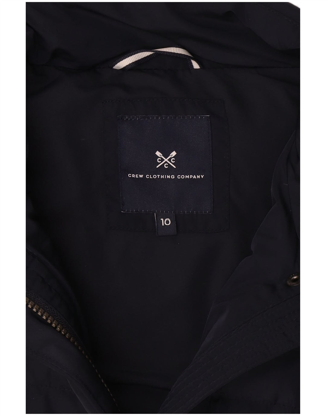 Crew Clothing Chaleco acolchado extragrande para mujer UK 10 Small Poliéster azul marino