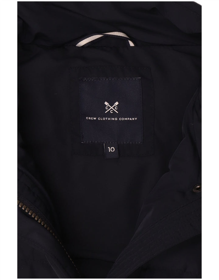 Crew Clothing Chaleco acolchado extragrande para mujer UK 10 Small Poliéster azul marino