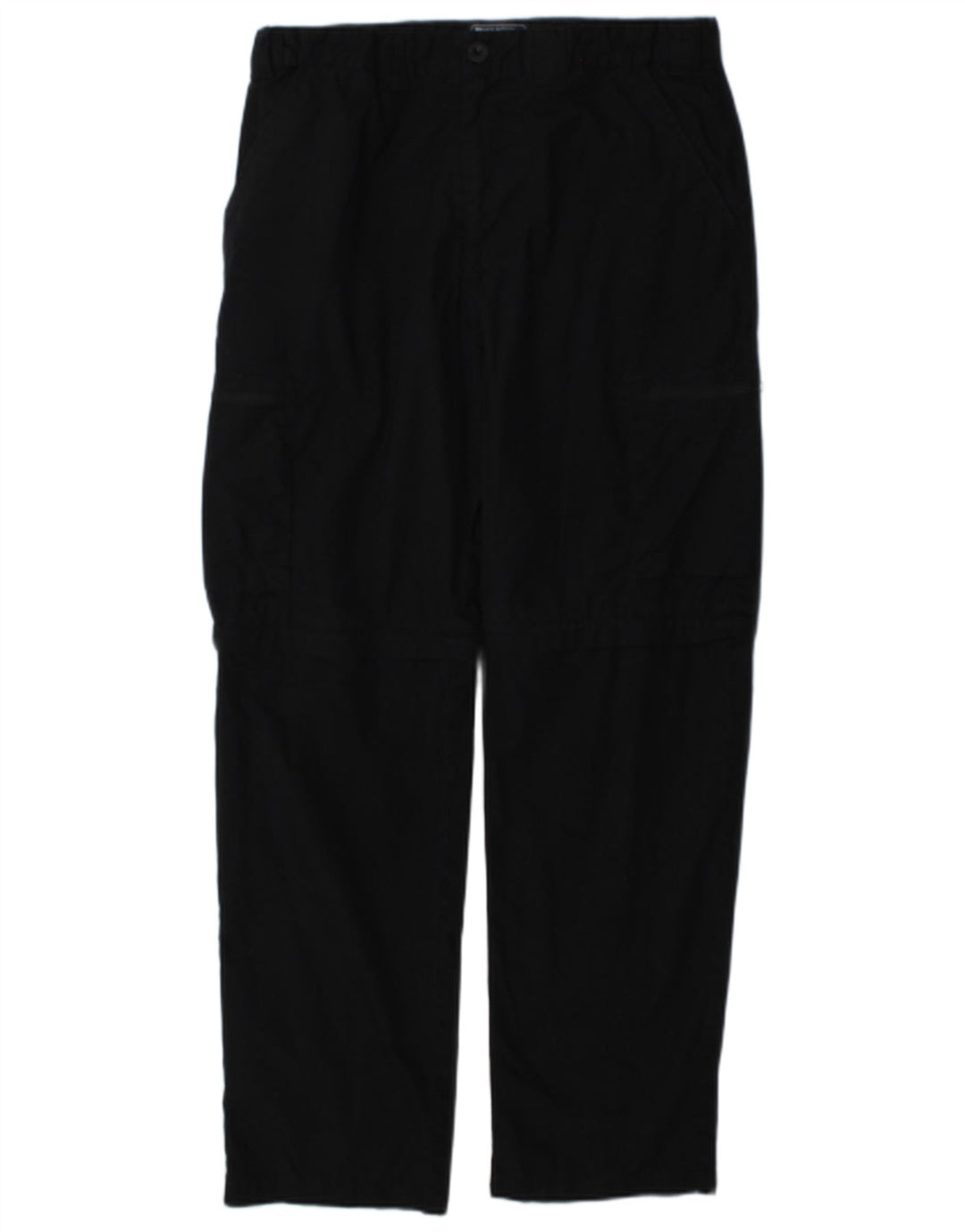 Pantalones cargo rectos para hombre de Mountain Warehouse W32 L31 Poliéster negro