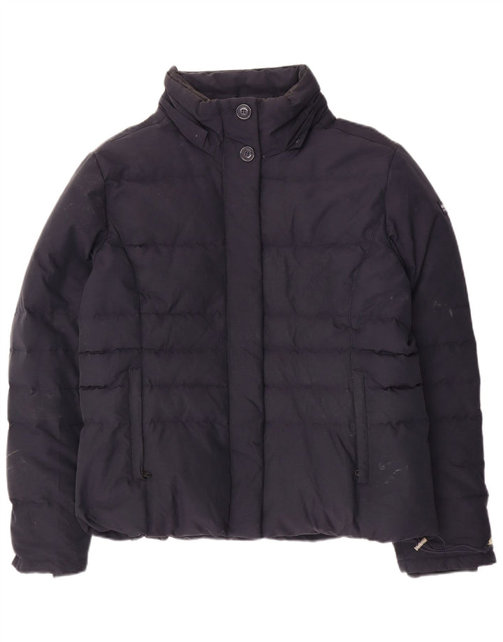Woolrich Chaqueta acolchada para mujer UK 20 2XL Algodón azul marino