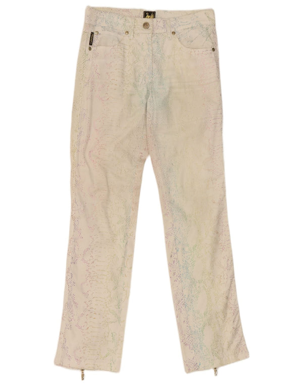 Cappopera Pantalones casuales para mujer IT 42 Medium W26 L29 Off White