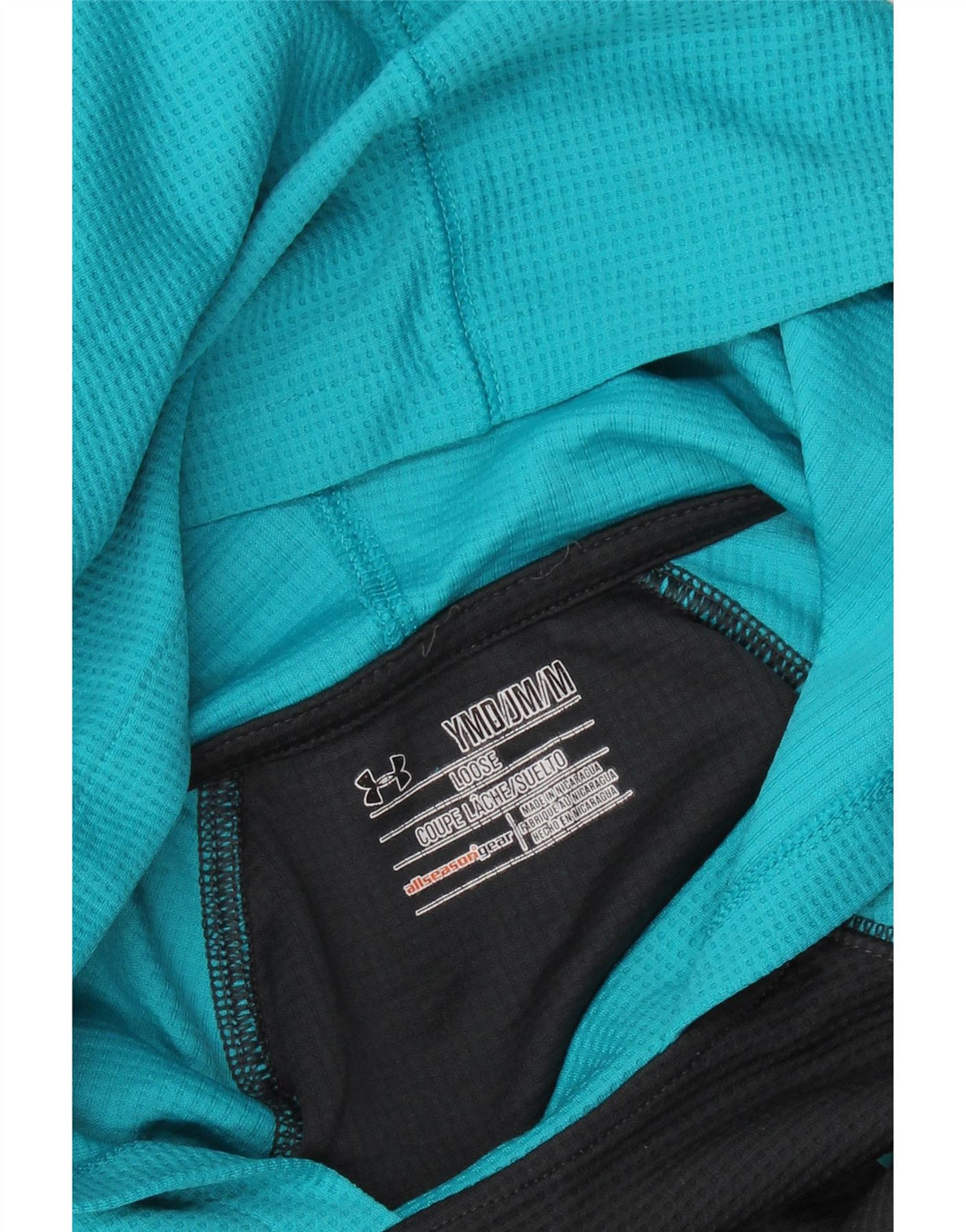 UNDER ARMOUR Camiseta gráfica para niño de manga larga 9-10 años Mediano Negro