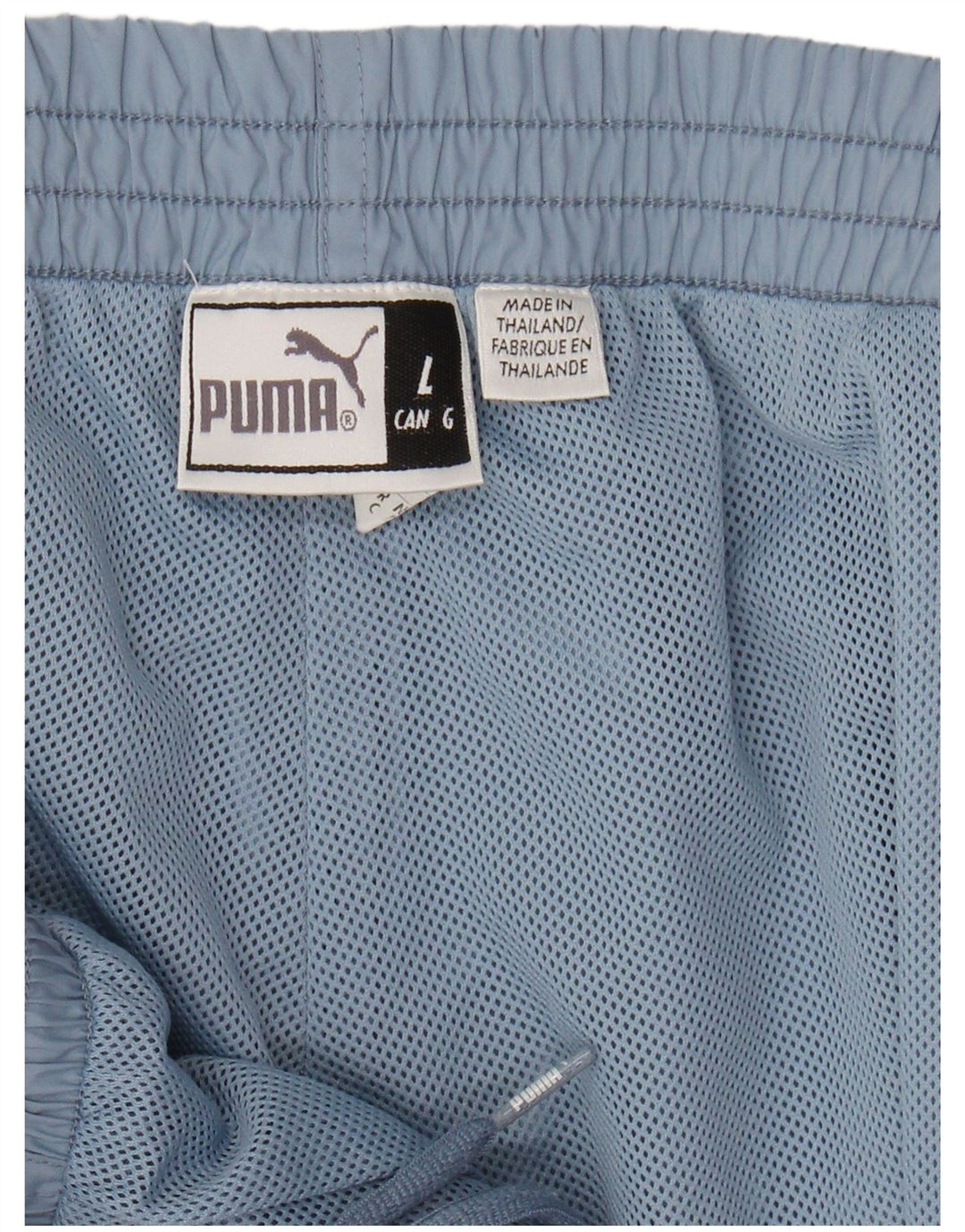 Pantalones de chándal PUMA para hombre, poliéster azul grande
