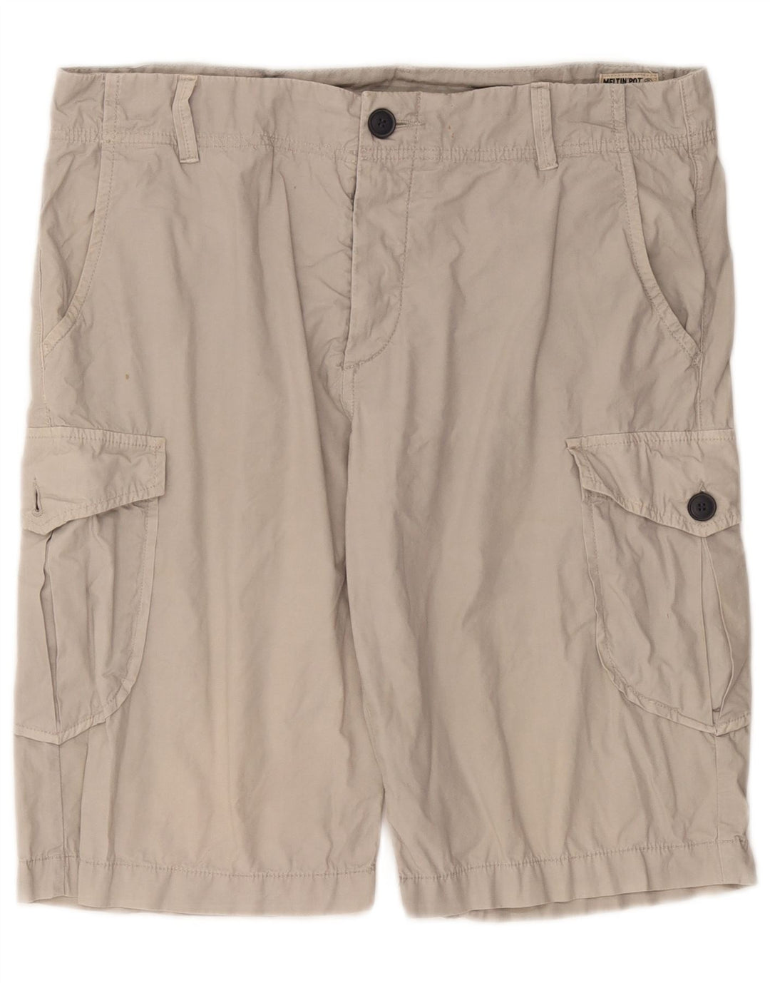 MELTIN' POT Pantalones cortos cargo para hombre W33 Beige medio