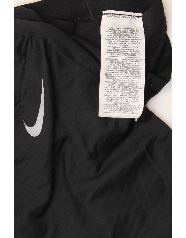 NIKE Pantalones de chándal para mujer UK 10 Small Black Poliéster