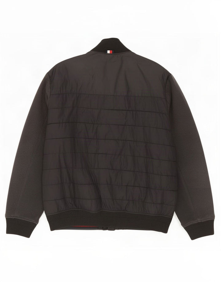 Tommy Hilfiger Chaqueta acolchada para hombre UK 44 2XL Poliamida negra
