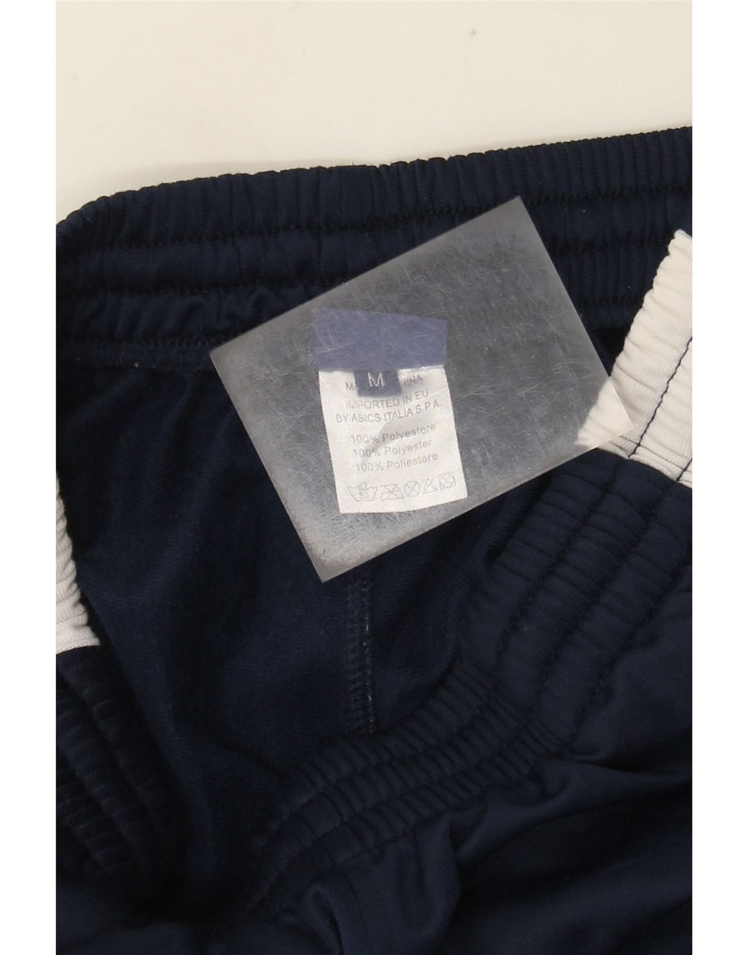 Pantalones de chándal Asics para mujer UK 40 Medium Azul marino Colorblock
