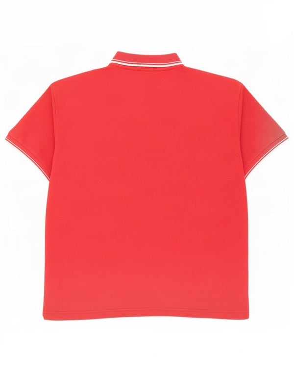 Kappa Polo Hombre 2XL Algodón A Rayas Rojo