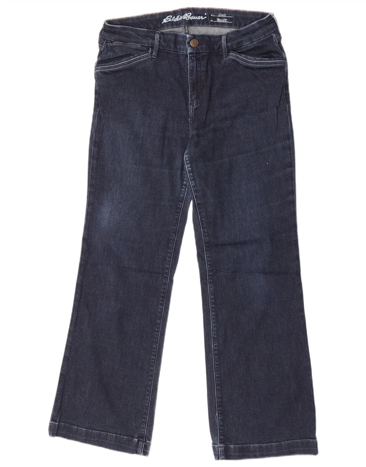 Eddie Bauer Jeans con corte de bota con curvas para mujer W32 L28 Algodón azul marino