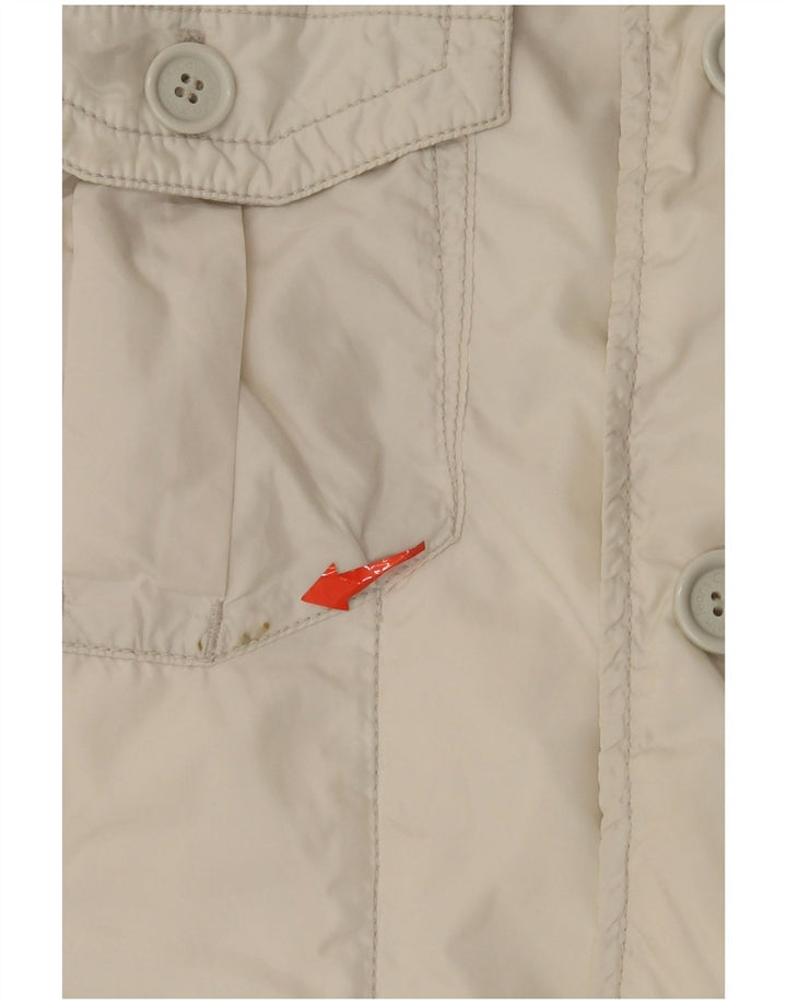 Calvin Klein Jeans Chaqueta utilitaria para hombre UK 38 Medium White