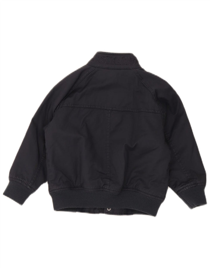 Ben Sherman Chaqueta bomber estampada para niños 3-4 años Azul marino Algodón