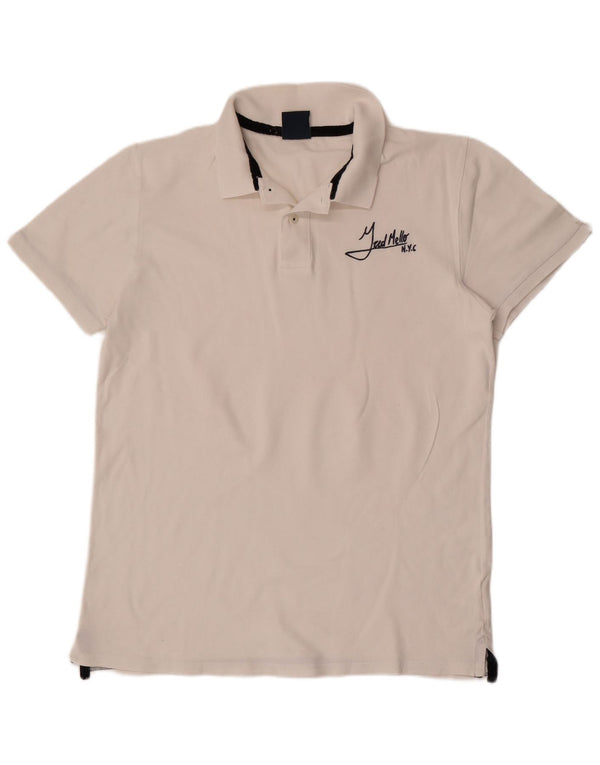 Fred Mello Polo Hombre 2XL Algodón Blanco