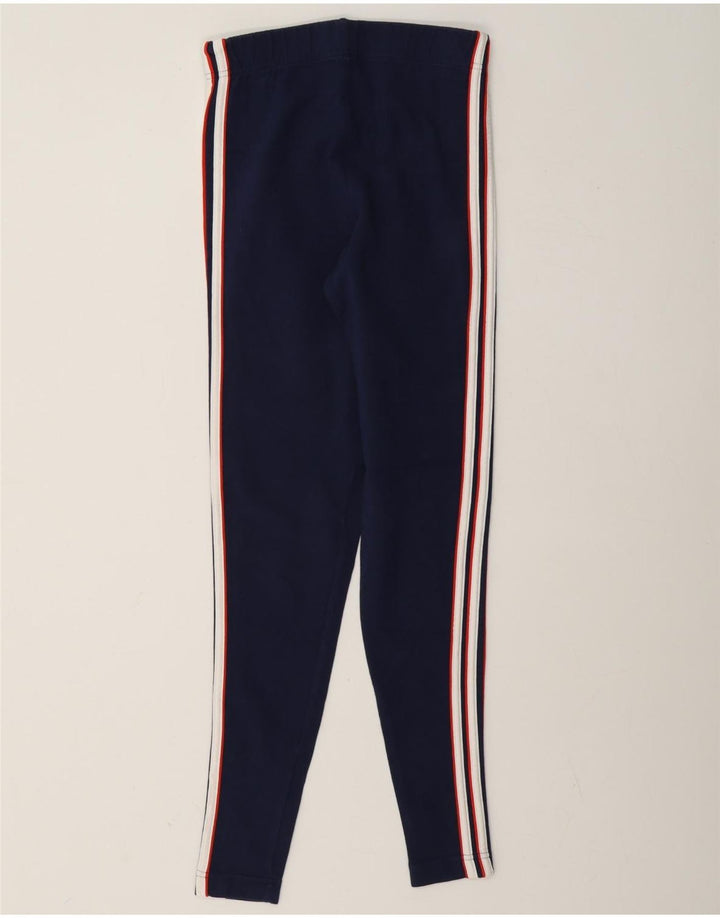 Adidas Leggings para mujer Reino Unido 12 Medio Azul Marino Algodón