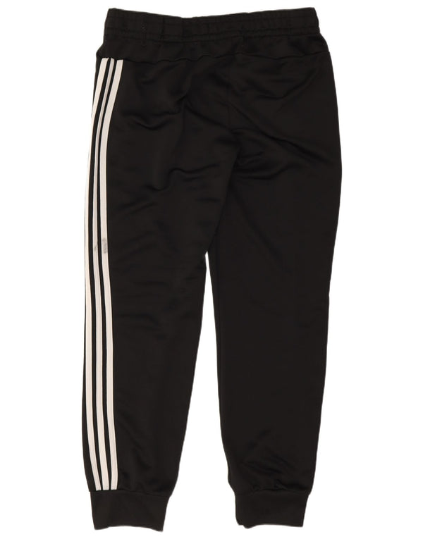 Adidas Womens Tracksuit Trousers Joggers UK 16/18 Large Black Polyester