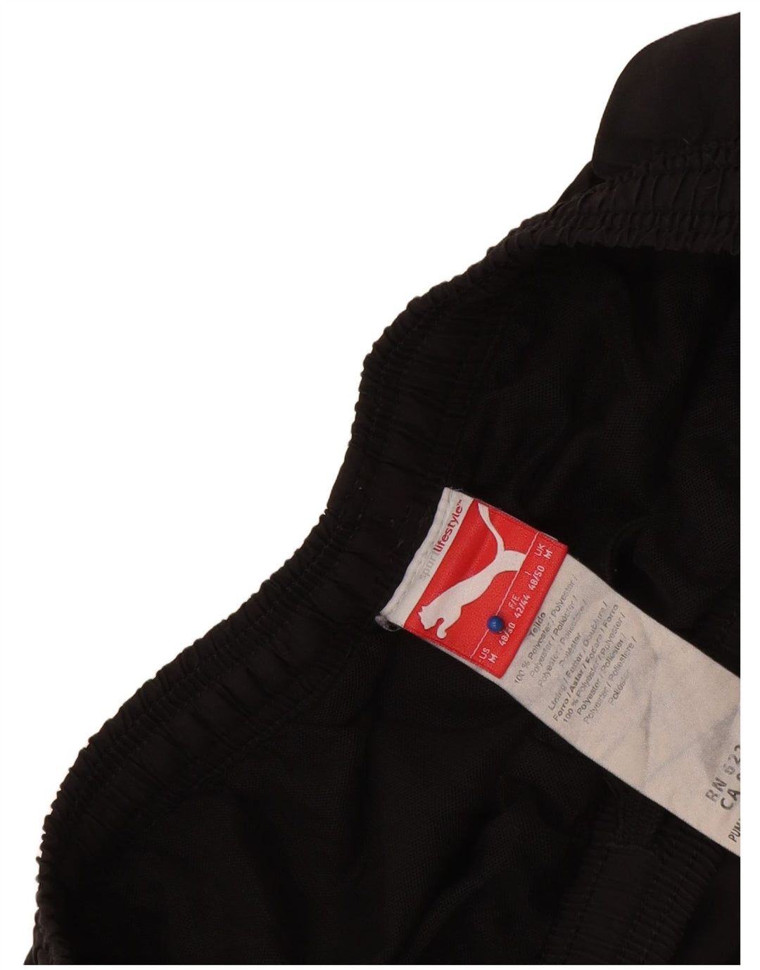 Pantalones cortos deportivos Puma para hombre poliéster negro mediano