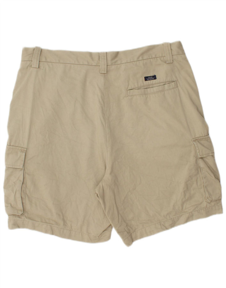MARKS & SPENCER Pantalones cortos cargo Harbor azul para hombre W38 XL Algodón beige