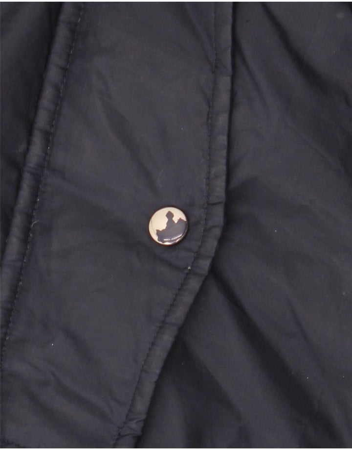 VINTAGE Chaqueta de esquí para hombre Reino Unido 42 XL Nylon azul marino