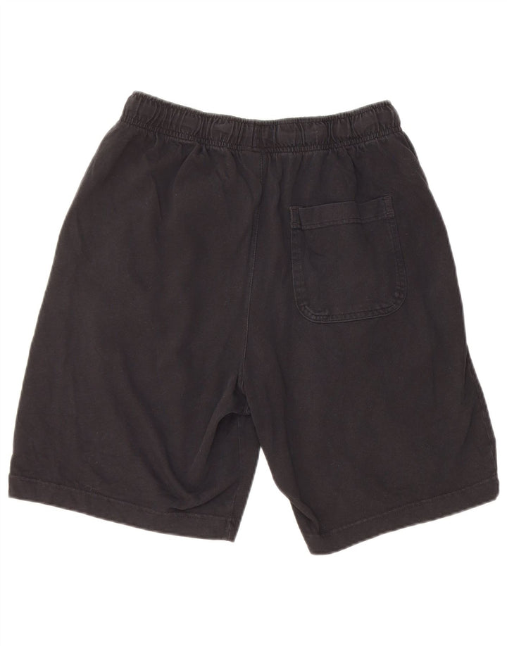 Pantalones cortos deportivos Nike para hombre de algodón negro mediano