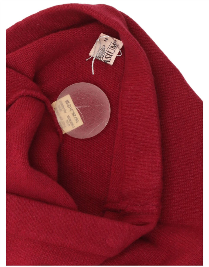 GYMNASIUM Falda lápiz de punto para mujer mediana W26 lana de cordero roja