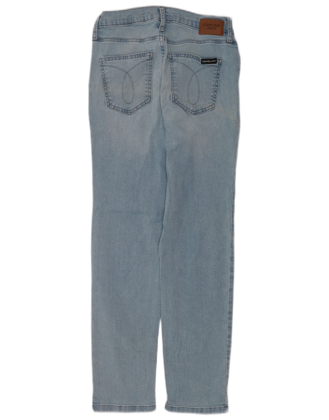 Vaqueros Rectos Calvin Klein Mujer W25 L25 Algodón Azul