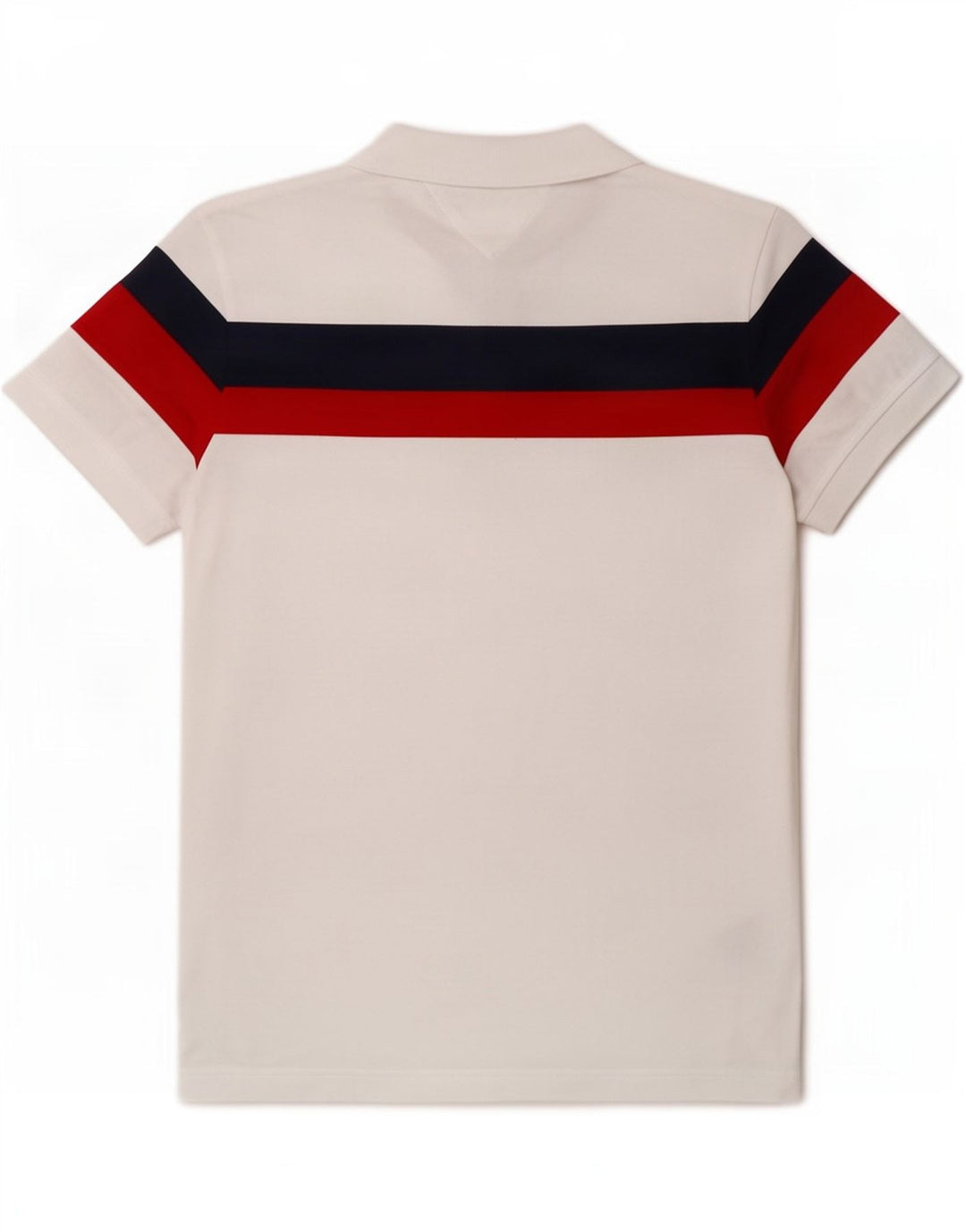 Tommy Hilfiger Polo De Corte Regular De Algodón Blanco Medio Con Bloques De Color
