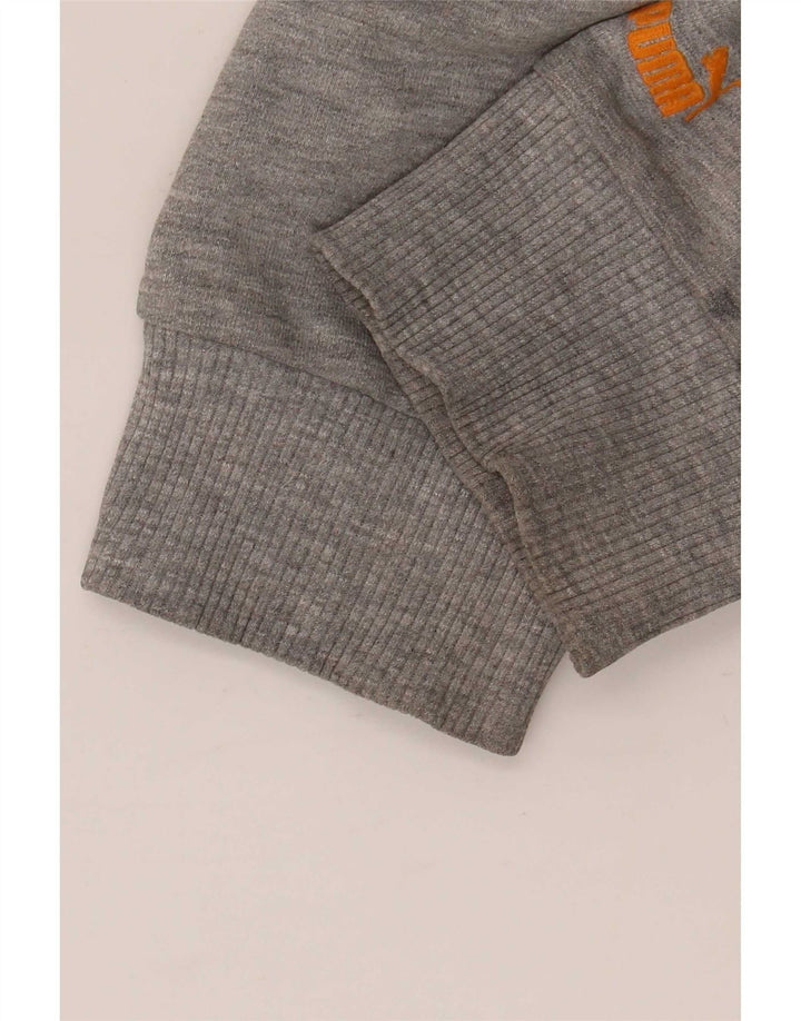 Puma Mens Chándal Top Chaqueta Grande Gris Poliéster