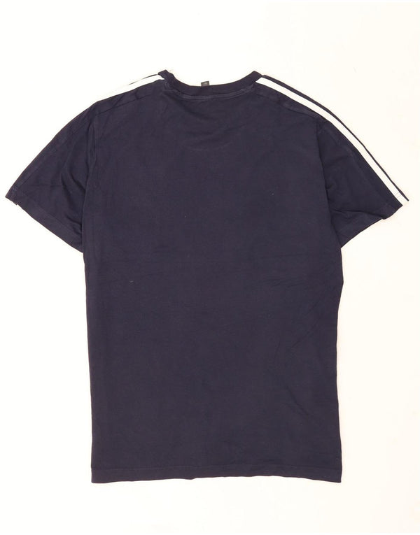 Adidas Hombre Camiseta Top XL Azul Marino Algodón