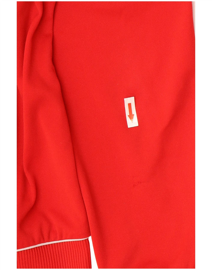 Adidas Mens Climawarm Sudadera Jumper UK 38/40 Medio Rojo Poliéster