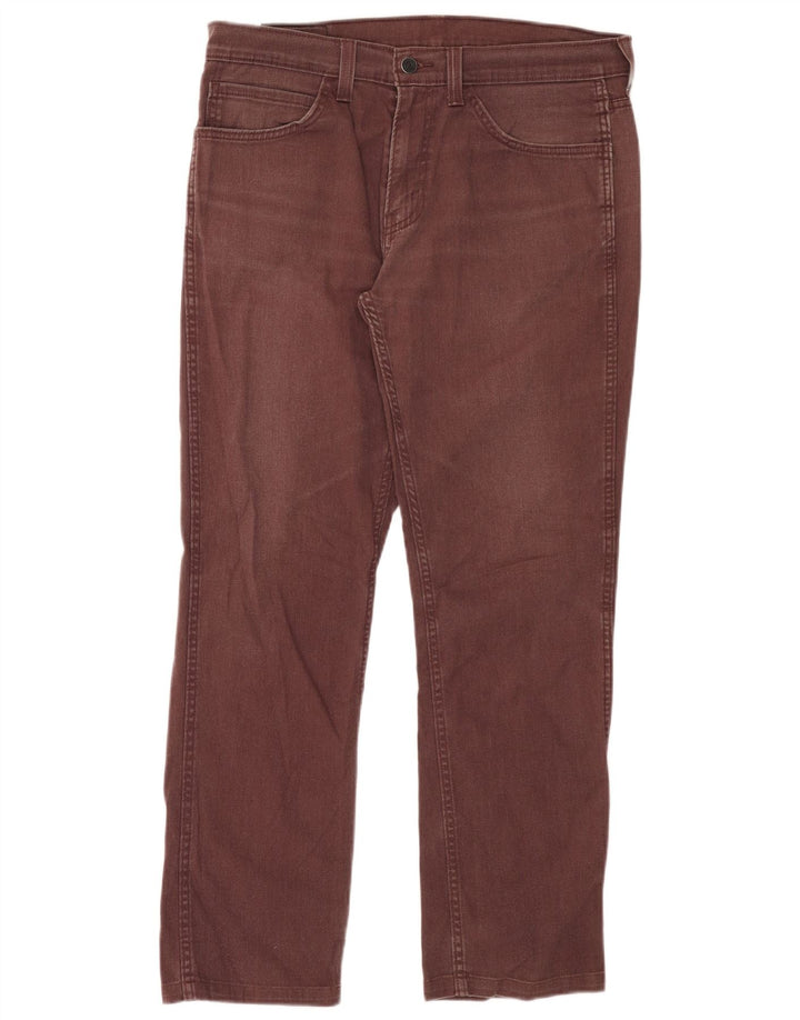 Levi's Hombre 511 Slim Jeans W34 L29 Algodón Marrón