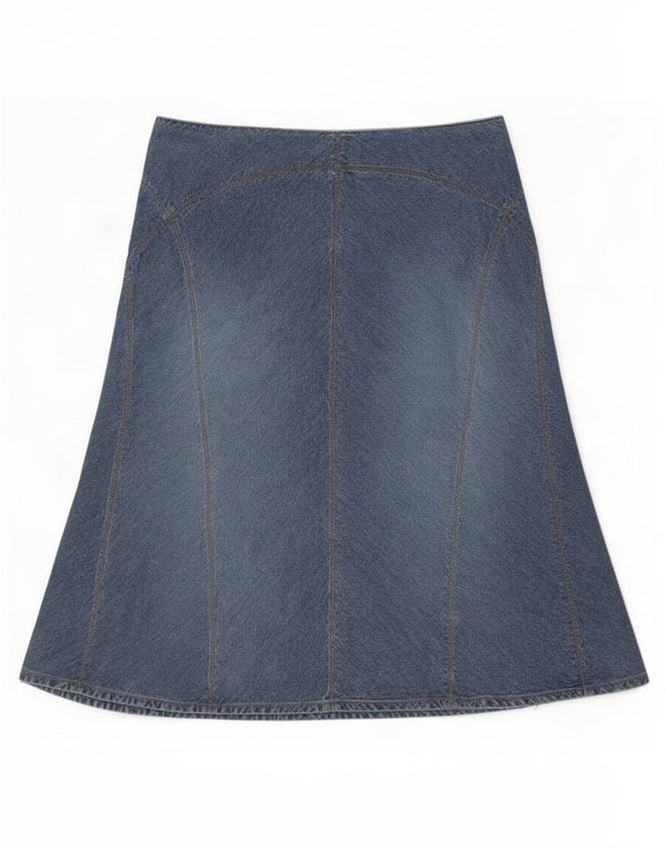 Monsoon Falda vaquera para mujer UK 44 Large W32 Algodón azul