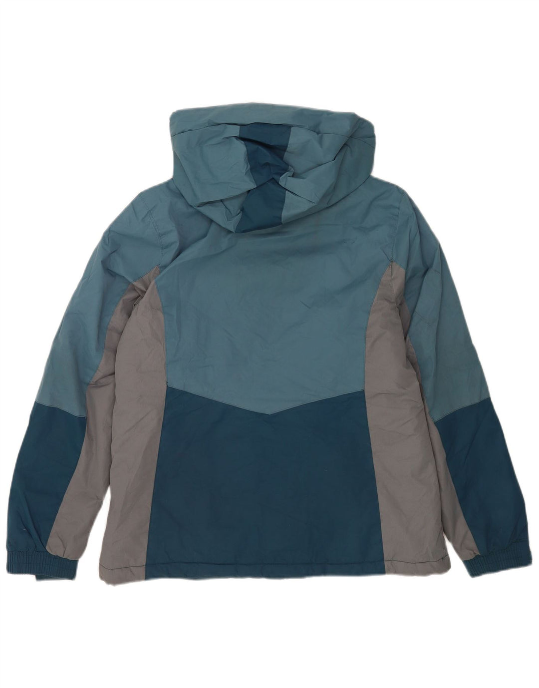 Chaqueta de esquí con capucha para mujer Mountain Warehouse UK 44 Grande Azul Colorblock