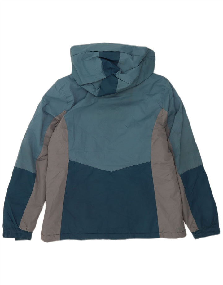 Chaqueta de esquí con capucha para mujer Mountain Warehouse UK 44 Grande Azul Colorblock
