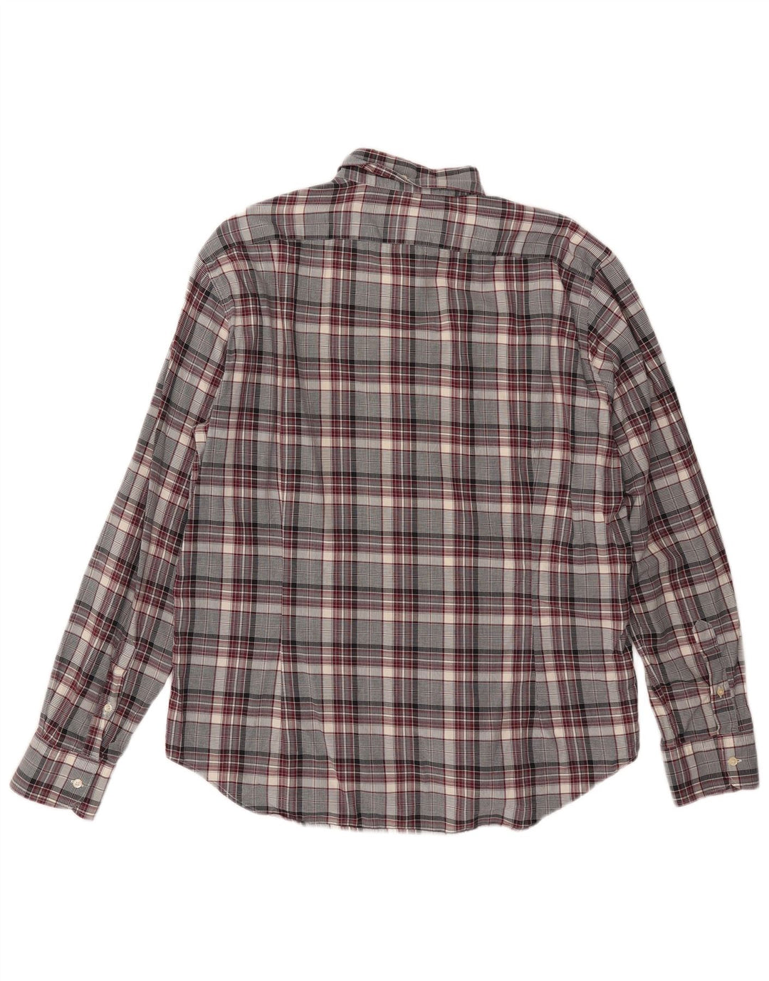 Camisa Brooksfield para hombre talla 43 cuadros grises grandes